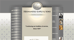 Desktop Screenshot of hernandezlopezfh.com