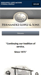 Mobile Screenshot of hernandezlopezfh.com